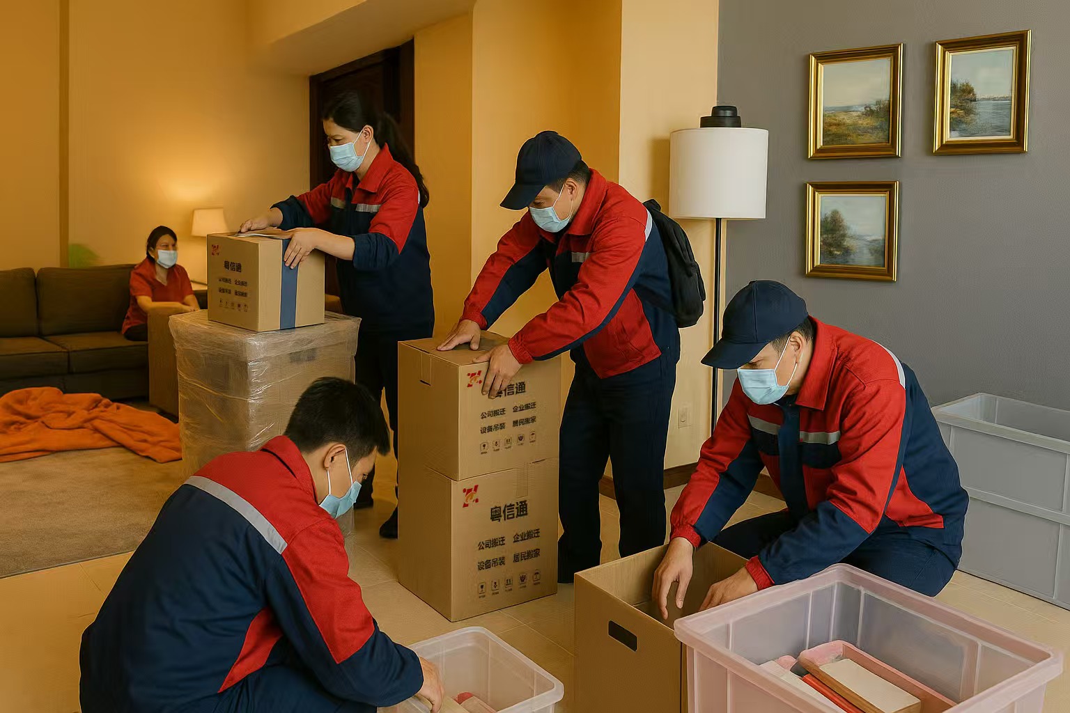 拆卸、打包、搬运、安装一条龙搬迁